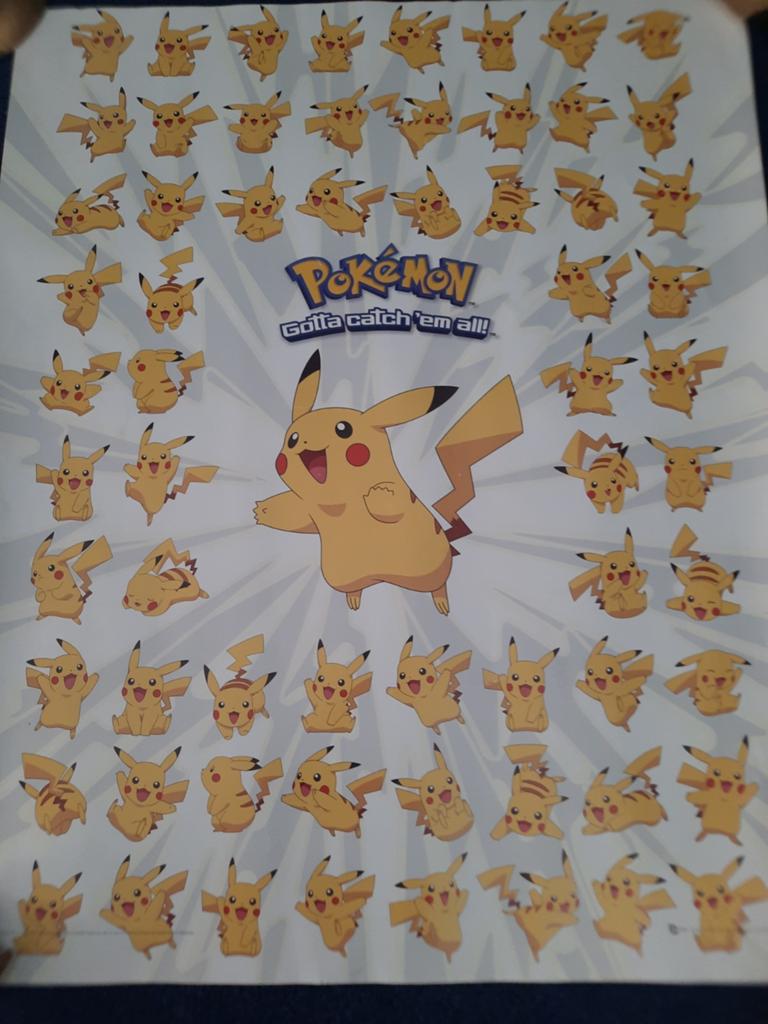 Poster pokemon pikachu en poster minecraft.     TEAB, Ophalen, Gebruikt