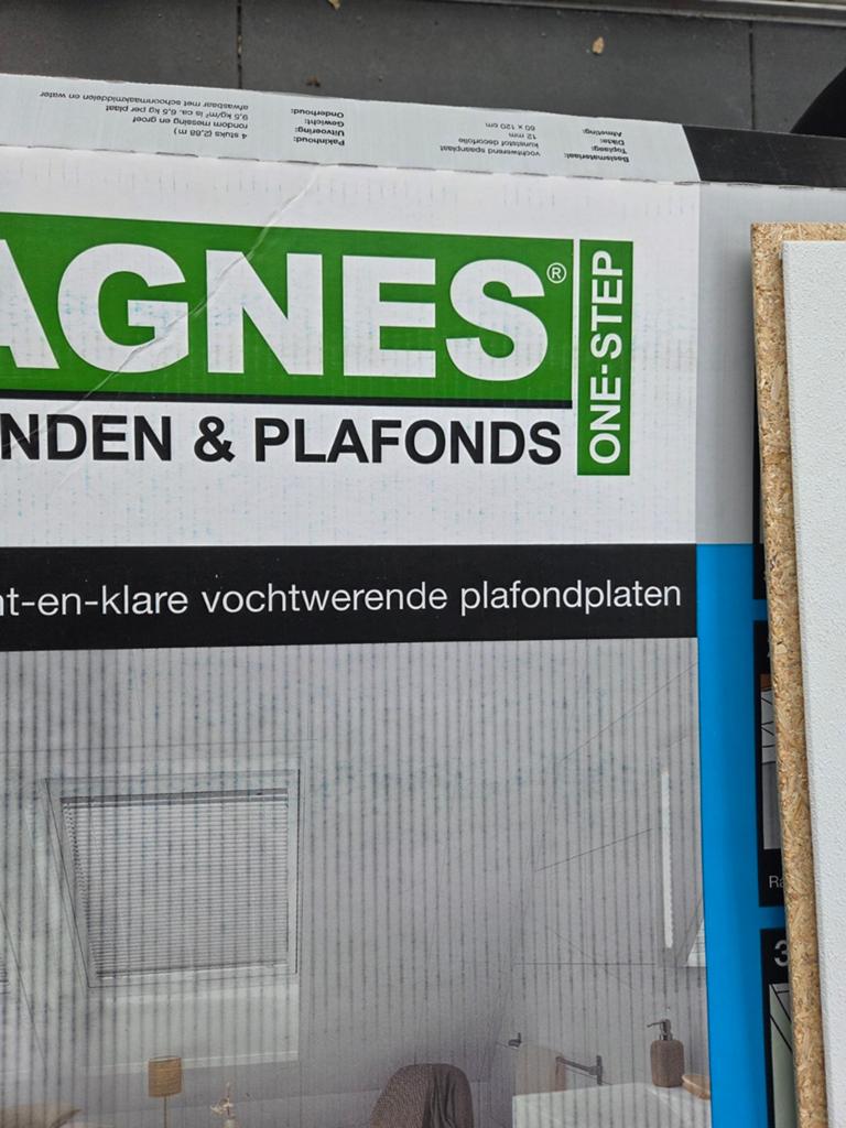 Agnes plafondplaten., Ophalen, Nieuw