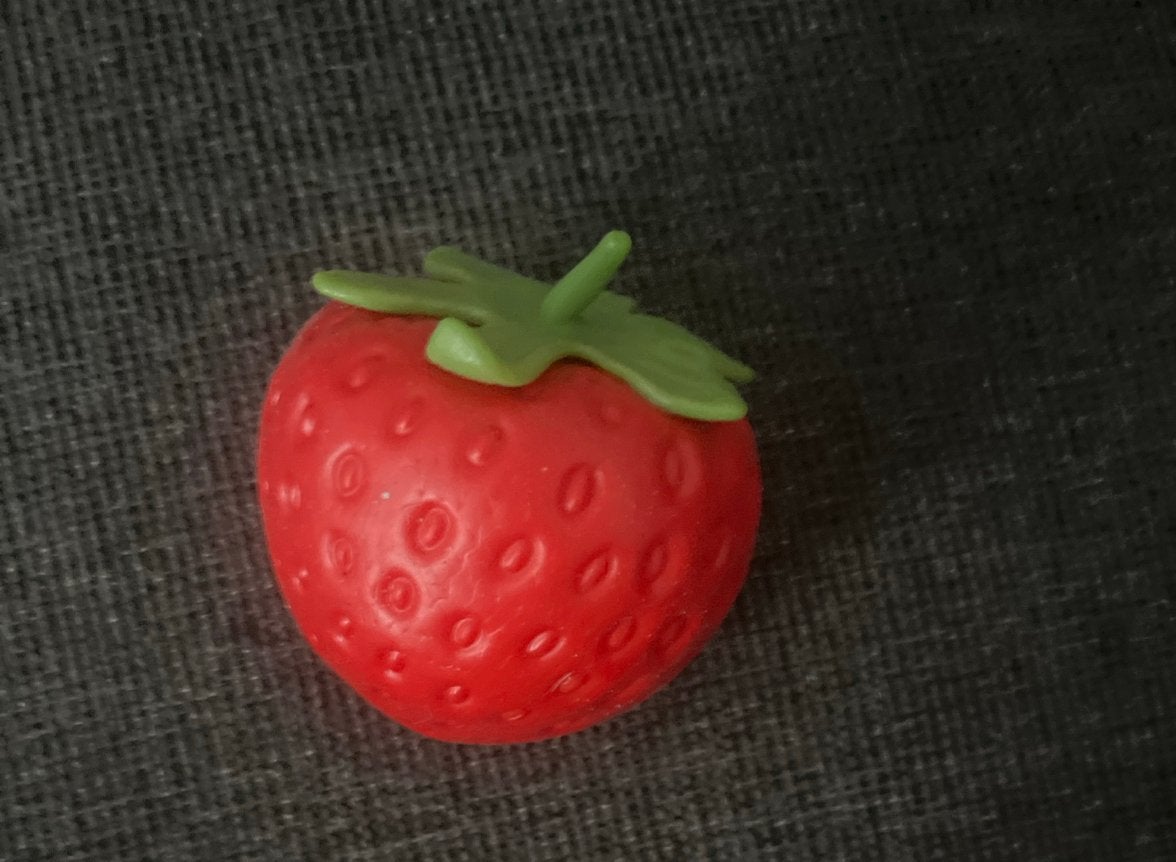 Aardbei stressbal - Squishy speelgoed, Ophalen, Gebruikt, Jongen of Meisje