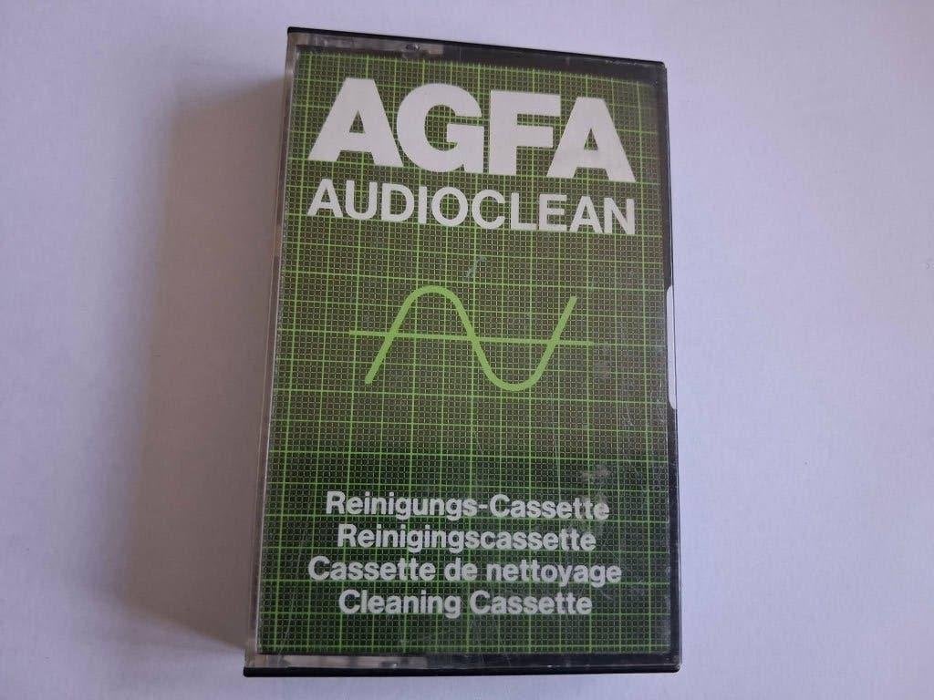 AGFA Audioclean - reinigingscassette, AGFA, Gebruikt, Overige genres, 1 bandje
