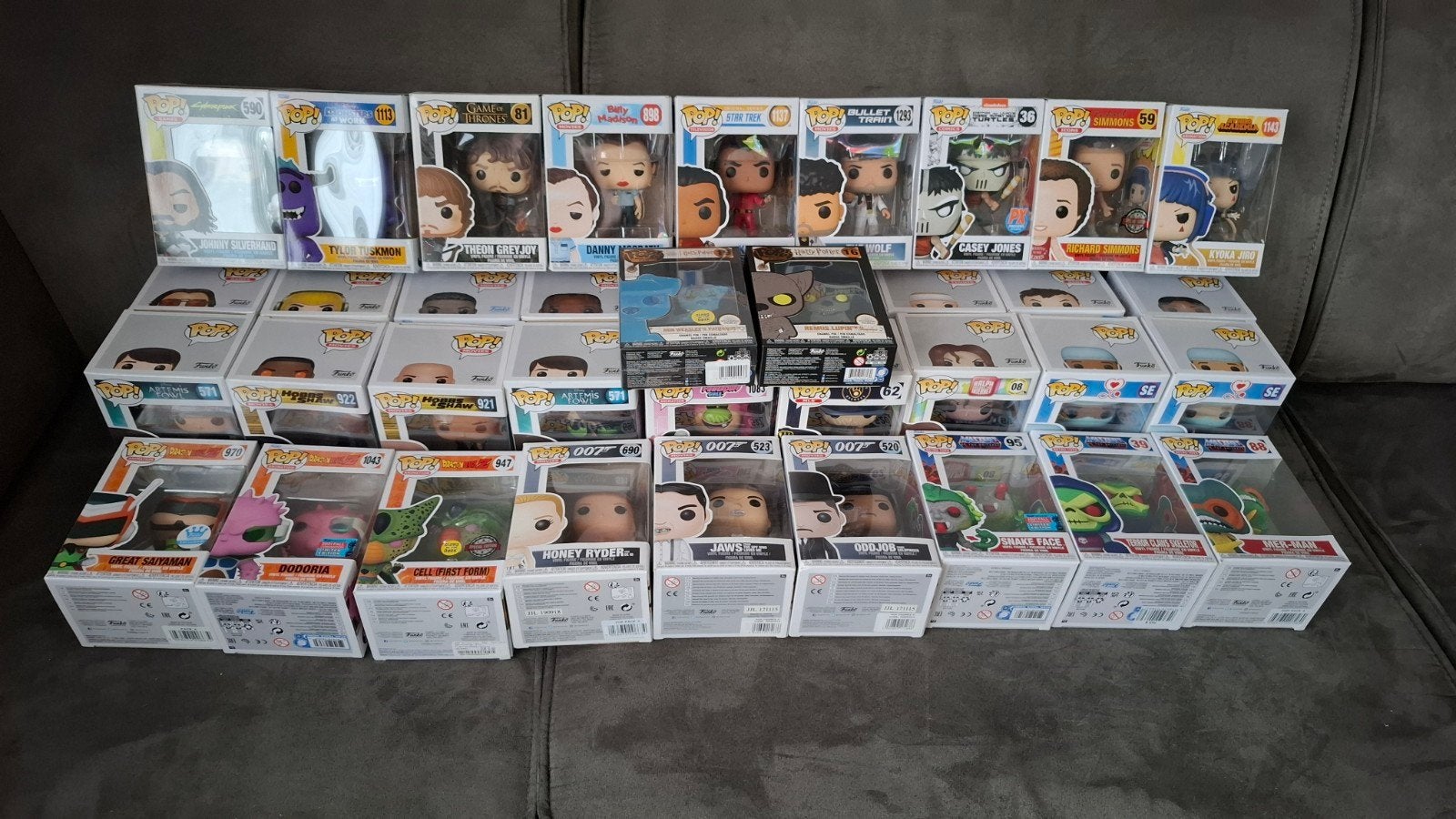 Partij Funko Pops 38-delig (incl. HP Pins) - Alles NIEUW!, Ophalen of Verzenden, Nieuw, Film, Actiefiguur of Pop