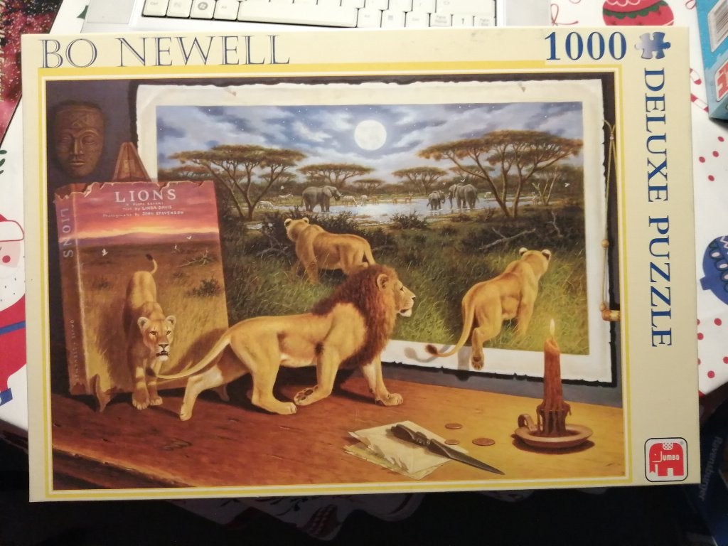 Jumbo Puzzle Bo NewellNo Boundaries, Hobby en Vrije tijd, Ophalen of Verzenden, 500 t/m 1500 stukjes, Zo goed als nieuw, Legpuzzel