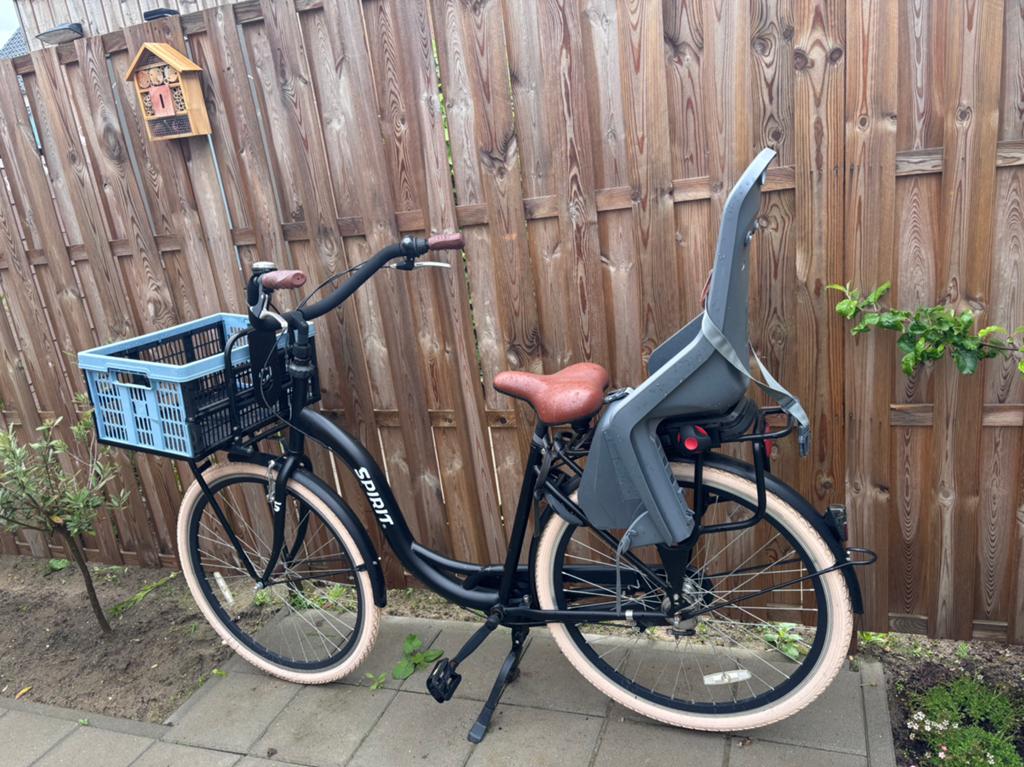 Zwarte Spirit transportfiets, Ophalen, 1 zitje, Overige merken