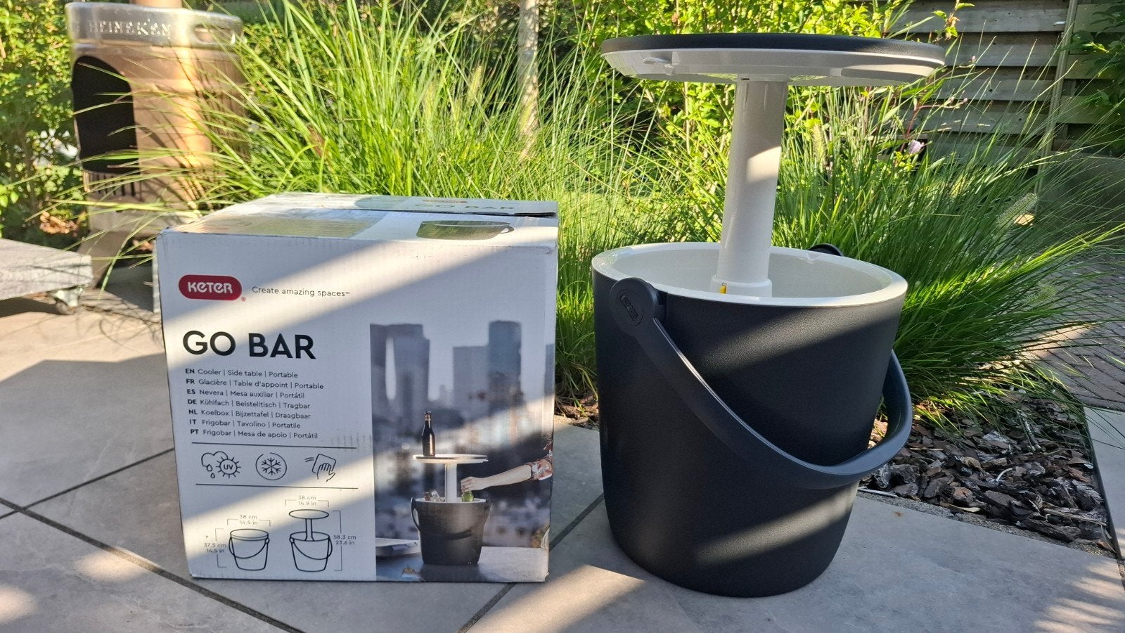 Keter Go Bar koelbox / bijzettafel - Nieuw in doos, Ophalen of Verzenden, Nieuw