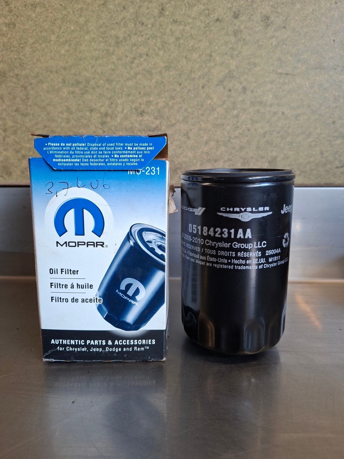 Mopar Oliefilter MO-231, Ophalen of Verzenden, Nieuw, Jeep