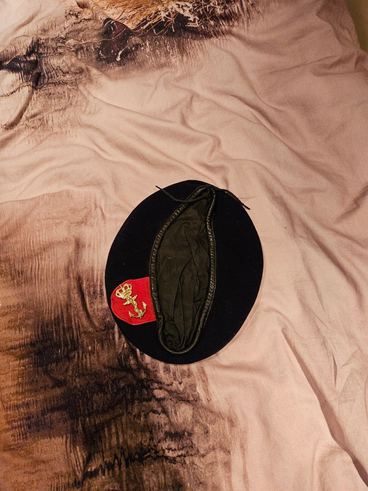 Marine baret met embleem - Koninklijke Marine, Ophalen of Verzenden
