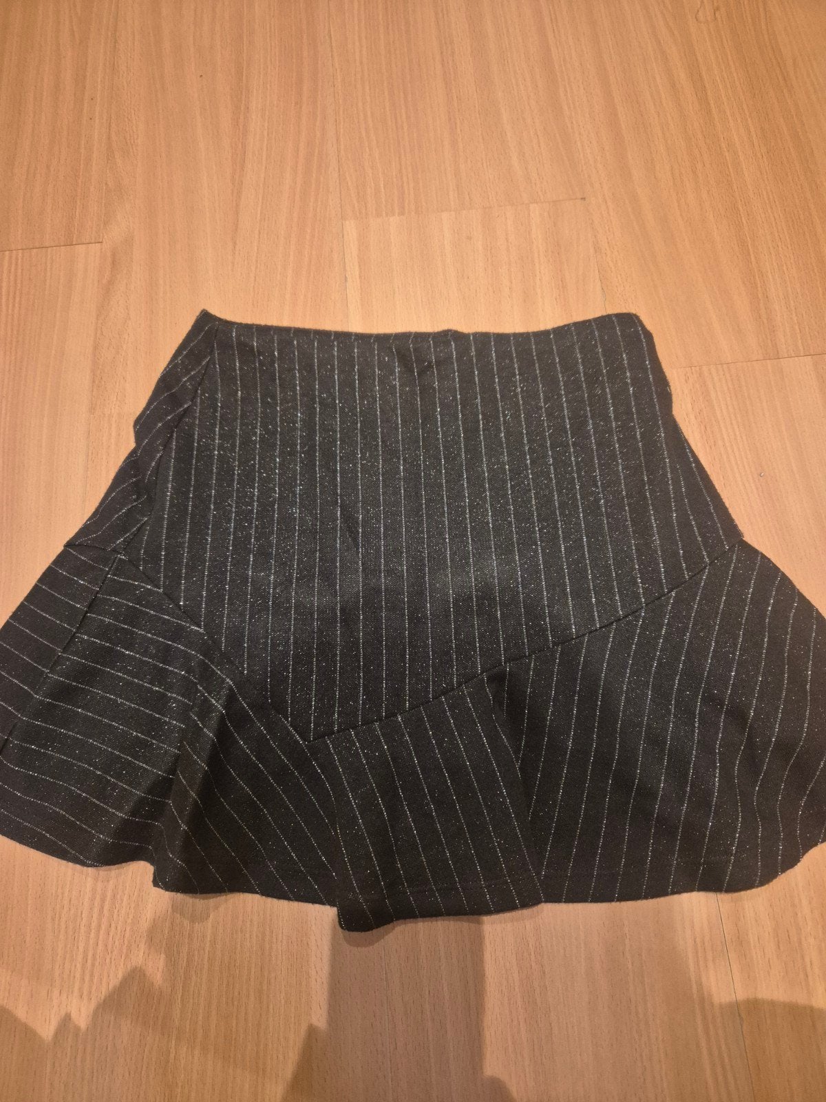 Melting Stockholm Asymmetrische Krijtstreep Skort Maat S, Zwart, Ophalen of Verzenden, Zo goed als nieuw, Maat 36 (S)