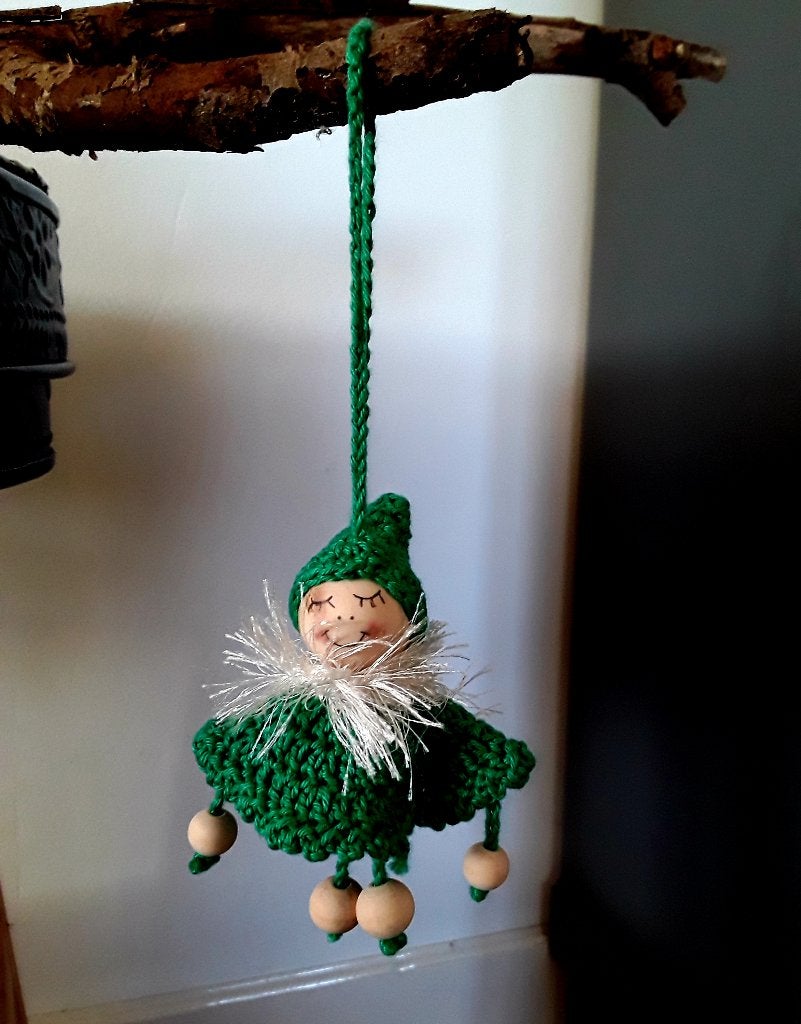 Engeltje - beschermengel - gedenkengel - engel - bosengel -, Groen, Overige stijlen, Nieuw, Ophalen of Verzenden