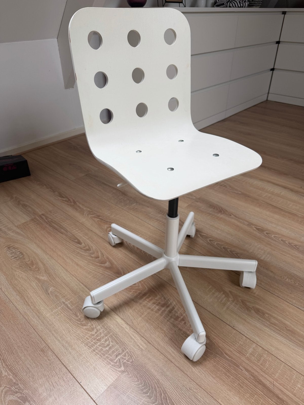IKEA Jules kinder bureaustoel - wit, Ophalen, Gebruikt, Wit, Bureaustoel