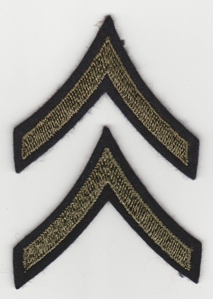 Strepen/rangen US Army - Private First Class,, Verzenden, Landmacht, Amerika, Embleem of Badge