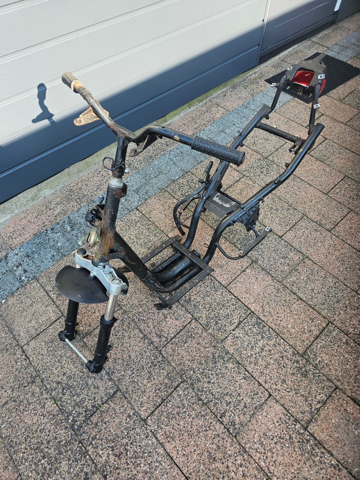 Beta Ark Frame Met Kenteken 2010 , Zonder WOK ! !, Fietsen en Brommers, Brommeronderdelen | Scooters, Ophalen, Gebruikt, Frame