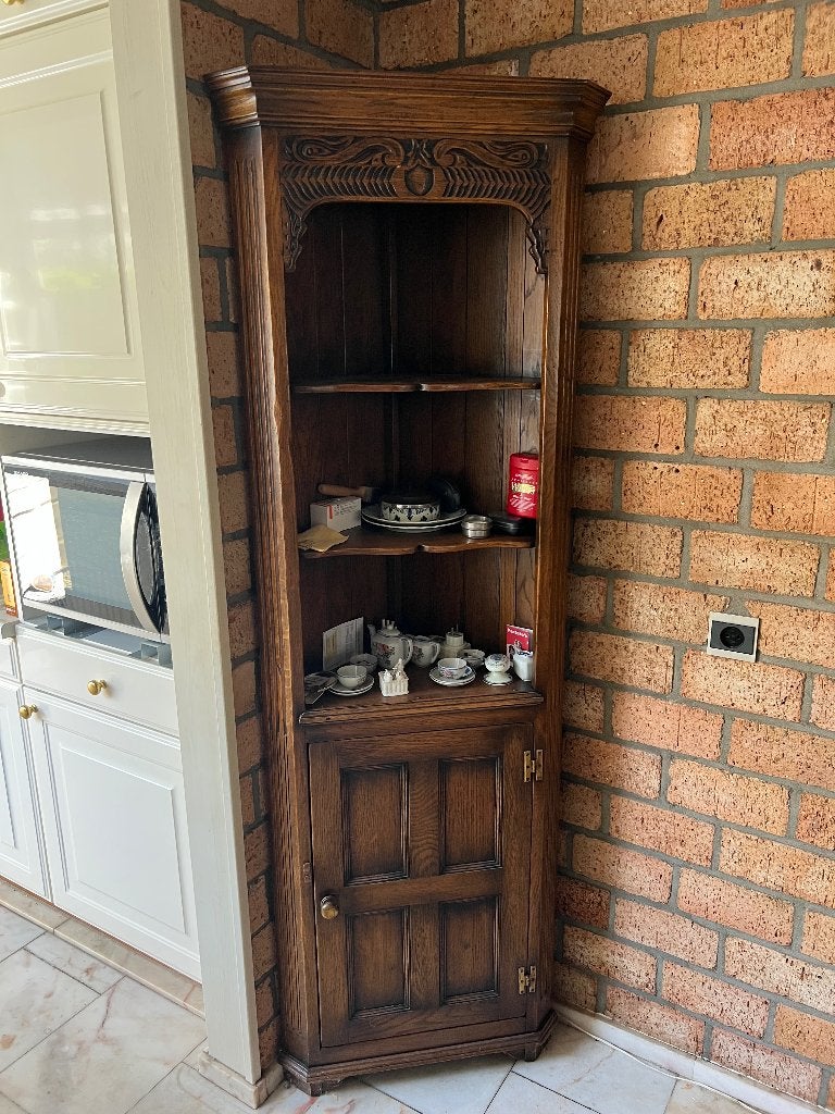 Hoekkast, Ophalen, Gebruikt