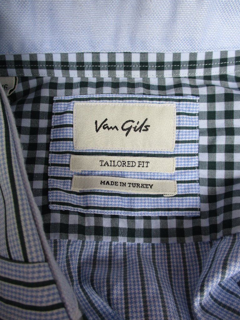 van Gils, size 41, Kleding | Heren, Overhemden, Van Gils, Zo goed als nieuw, Halswijdte 41/42 (L), Verzenden