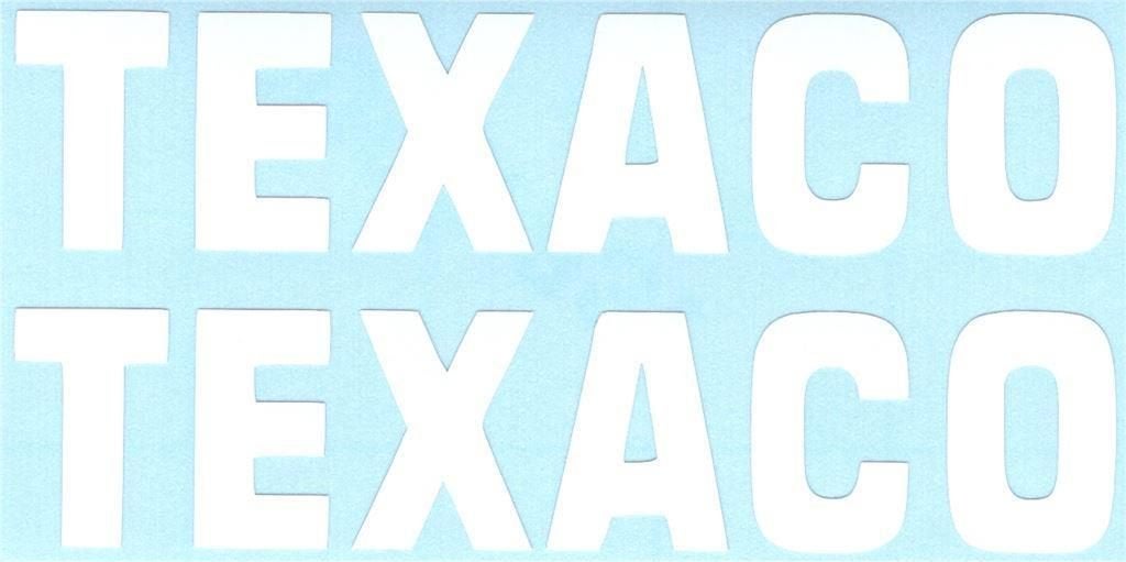 Texaco sticker set #9, Verzenden