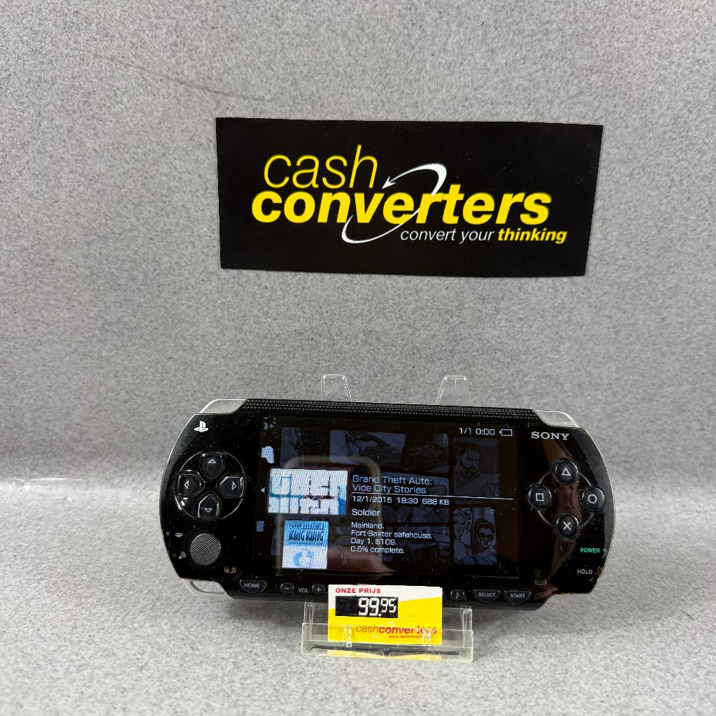 Sony PSP Gameconsole | met adapter | SALE | 404704, Spelcomputers en Games, Ophalen of Verzenden, Gebruikt, Zwart, PSP