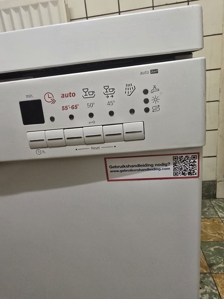 Bosch Speedstar vaatwasser wit vrijstaand - Werkt perfect, Witgoed en Apparatuur, Ophalen, Zo goed als nieuw, Energieklasse A of zuiniger