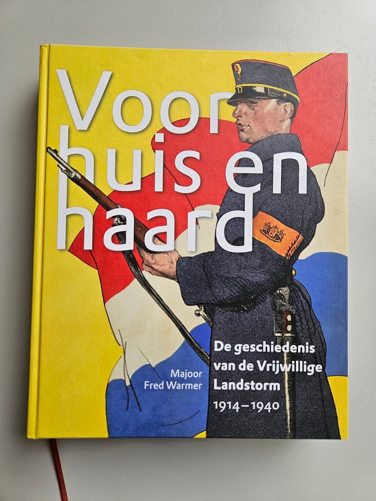 boek BVL Majoor Fred Warmer - Voor huis en haard, Ophalen of Verzenden, Landmacht, Nederland, Boek of Tijdschrift