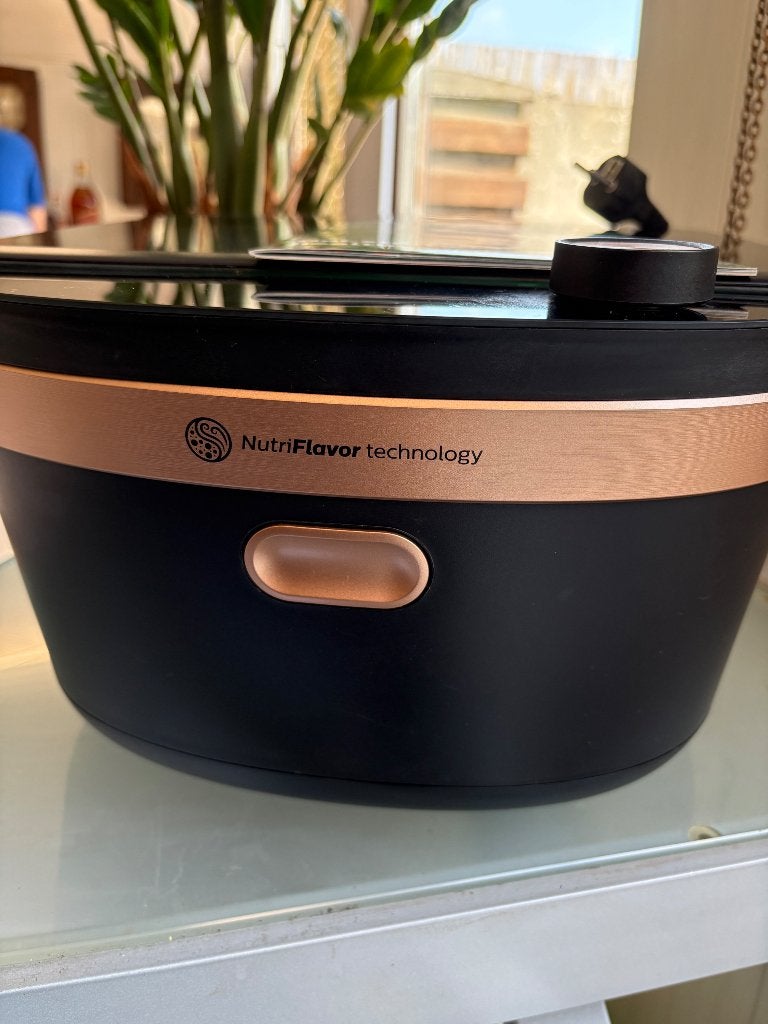 Als nieuwe Phillips aircooker, Ophalen, Zo goed als nieuw, Kunststof, Goud