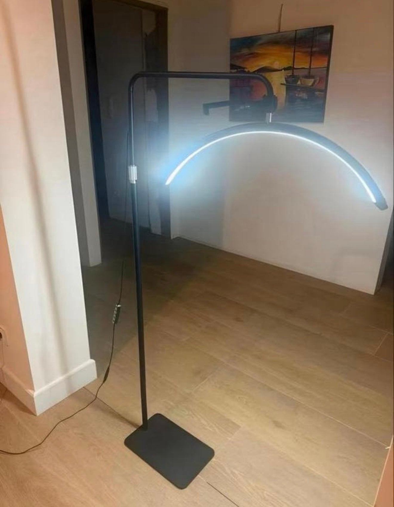 ACTIE!! Zwarte Moonlight Halve Maan Beauty Lamp – Nieuw, Ophalen of Verzenden, Nieuw, Metaal, 150 tot 200 cm