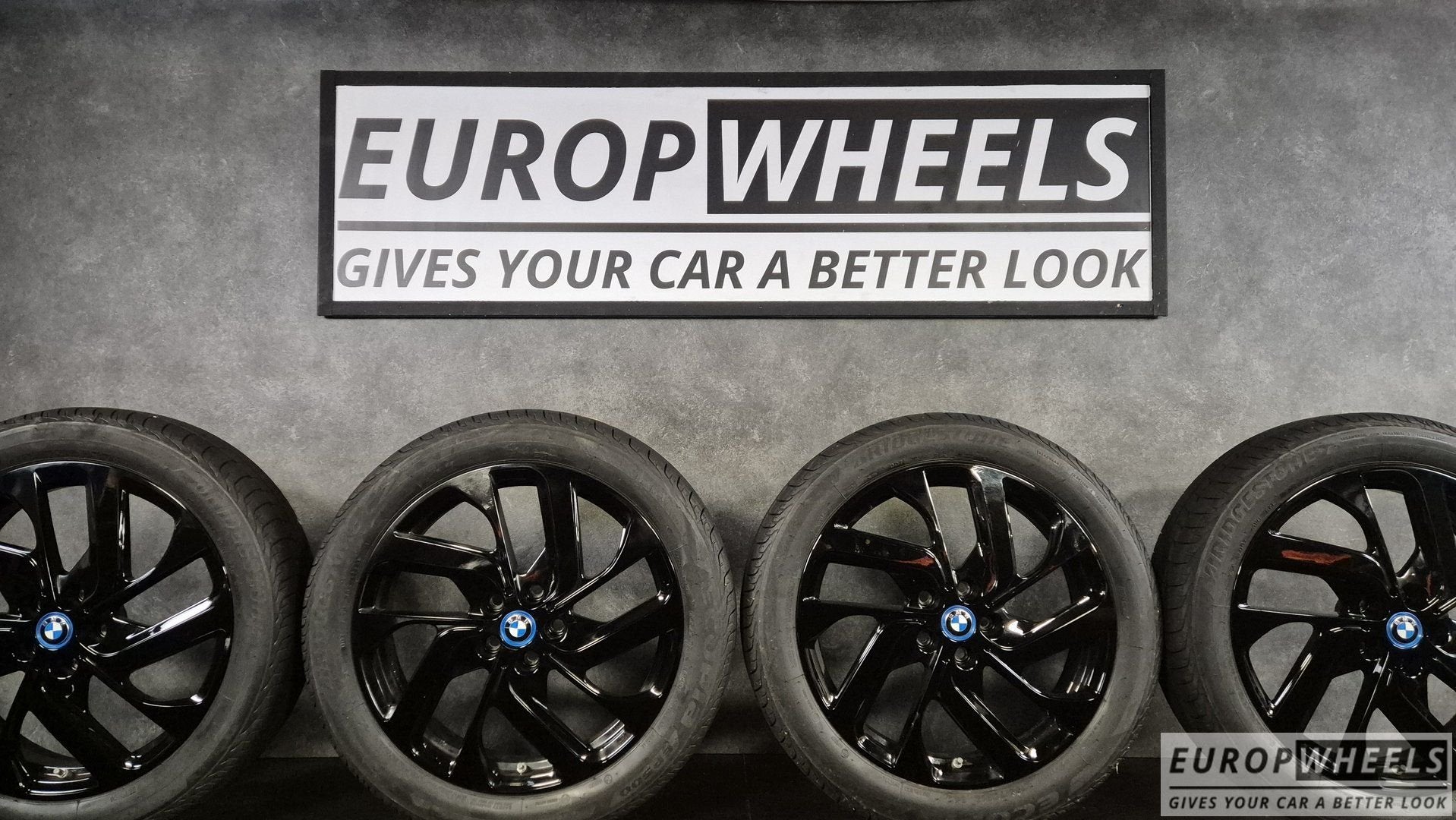 BMW i3 i3S 19 inch OEM velgen zomerbanden TPMS, 19 inch, Gebruikt, 155 mm, -