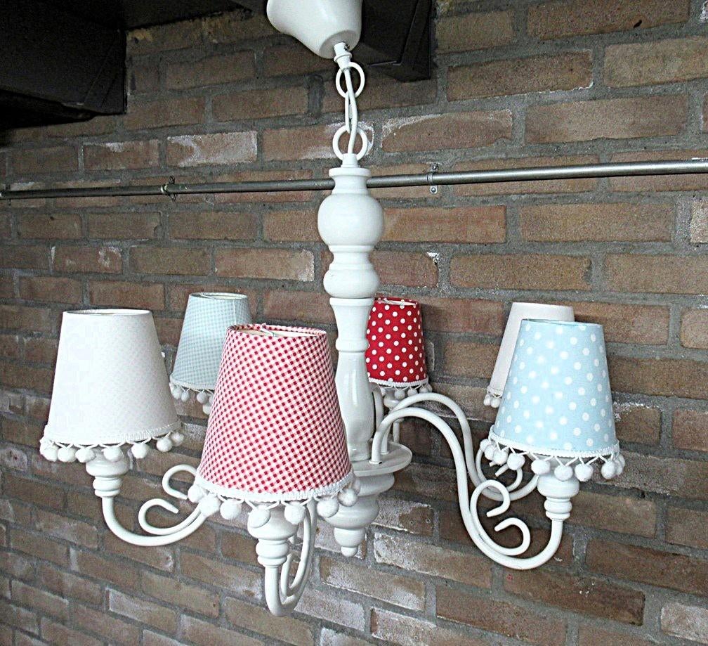 Erg mooie 6-armige Hanglamp voor o.a. de kinderkamer..KOOPJE, Ophalen, Zo goed als nieuw, Minder dan 50 cm