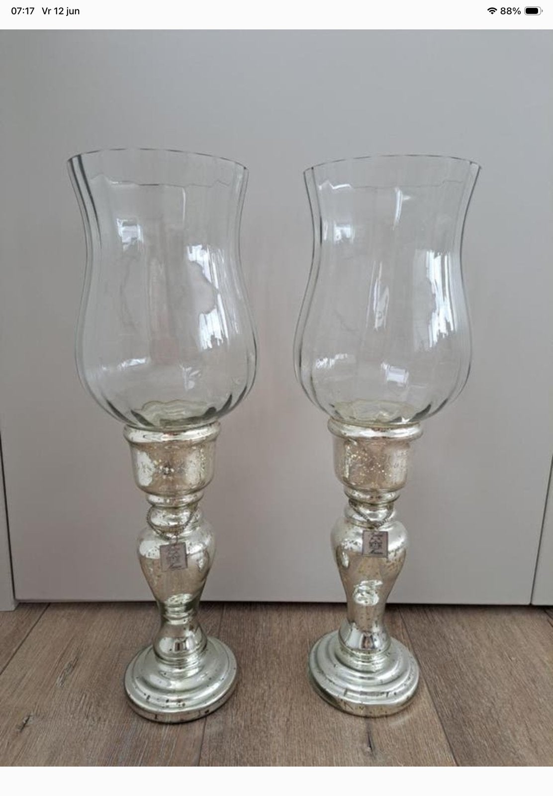 Riviera Maison kandelaars te koop., Huis en Inrichting, Ophalen, Zo goed als nieuw, Overige materialen, Minder dan 25 cm