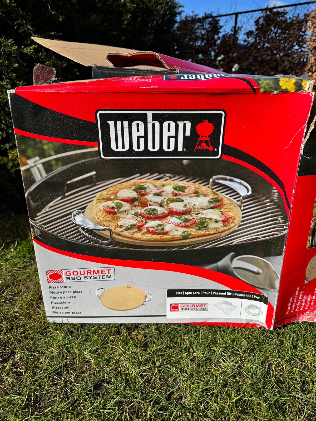 Weber Pizzasteen, Ophalen of Verzenden, Zo goed als nieuw