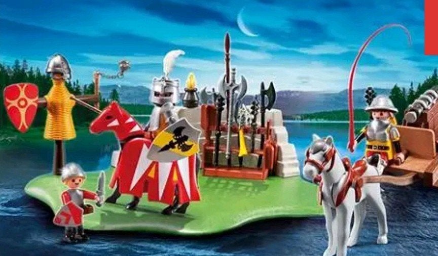 Playmobil 5168 Ridder Toernooi Set, Ophalen of Verzenden, Gebruikt, Jongen of Meisje