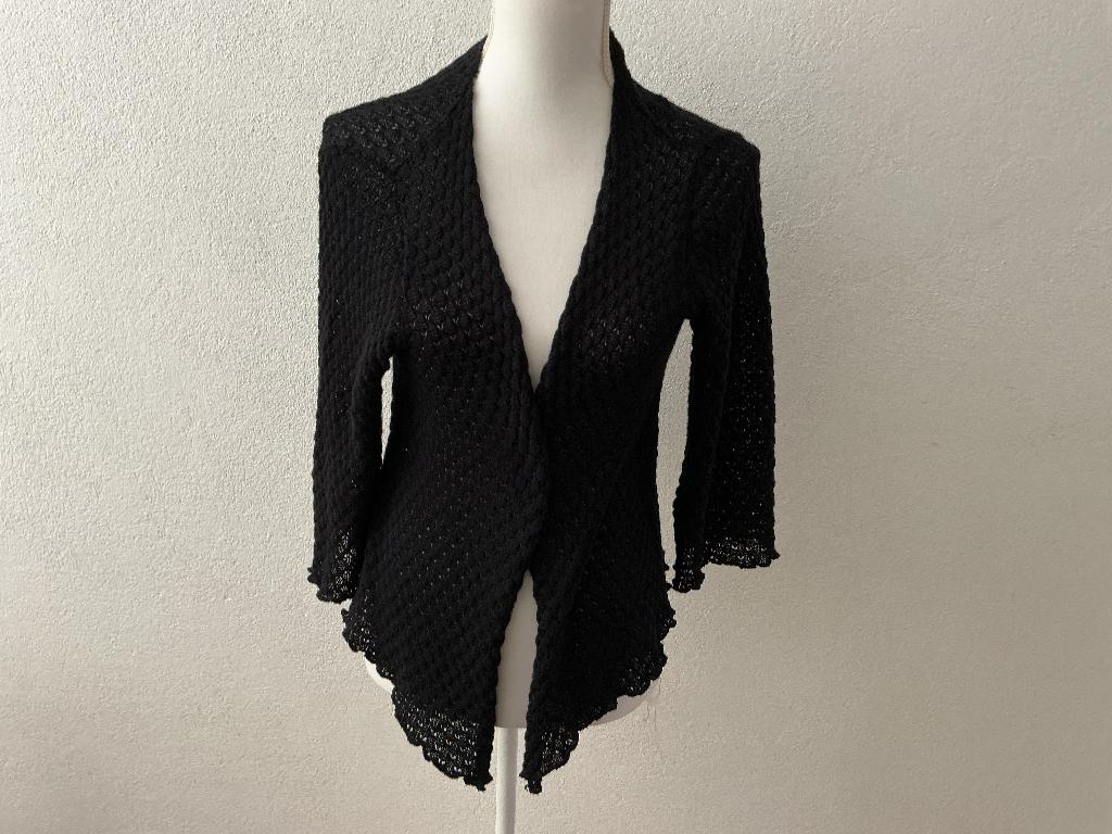 BINDI VESTJE AJOUR KATOEN NIEUW, Kleding | Dames, Maat 38/40 (M), Bindi, Zwart, Nieuw