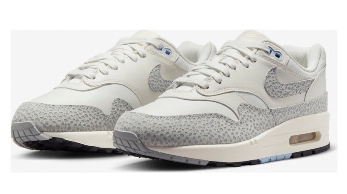 Gloednieuwe NIKE AIR MAX 1 “Safari Summit White” - 38 & 44,5, Verzenden, Wit, Nieuw, Sneakers of Gympen