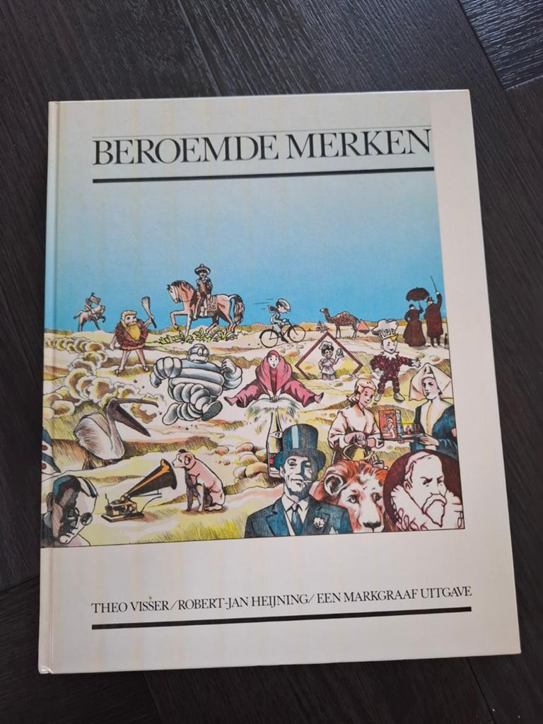 Beroemde Merken - Boek over merkgeschiedenis, Ophalen of Verzenden, Gelezen, Theo Visser / Robert-Jan Heijning