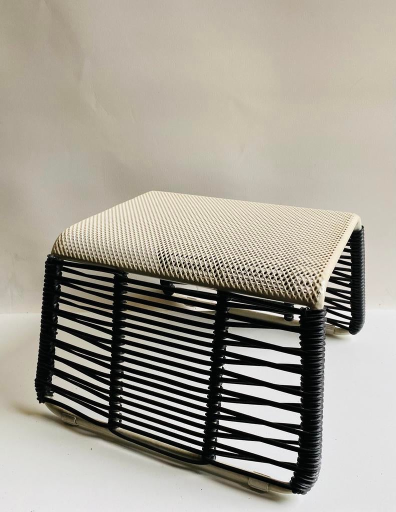 Jaren 80 hocker / voetenbankje , Post Modern, Minder dan 50 cm, Gebruikt, Jaren 80, Onbekend