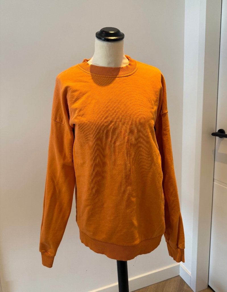 ZGAN oranje NA-KD oversized trui sweater XS S 36 38 winter, Kleding | Dames, NA-KD, Oranje, Ophalen of Verzenden, Zo goed als nieuw