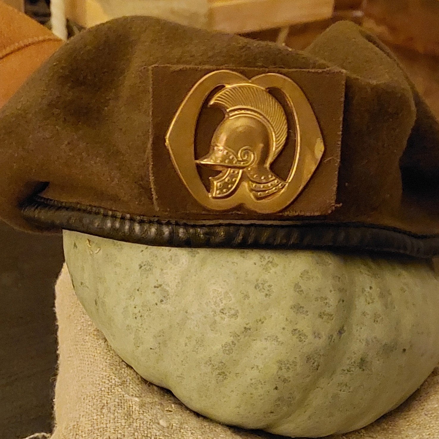 MILITAIRE BARET GENIETROEPEN LANDMACHT TROEPEN, Ophalen of Verzenden, Landmacht, Nederland, Helm of Baret