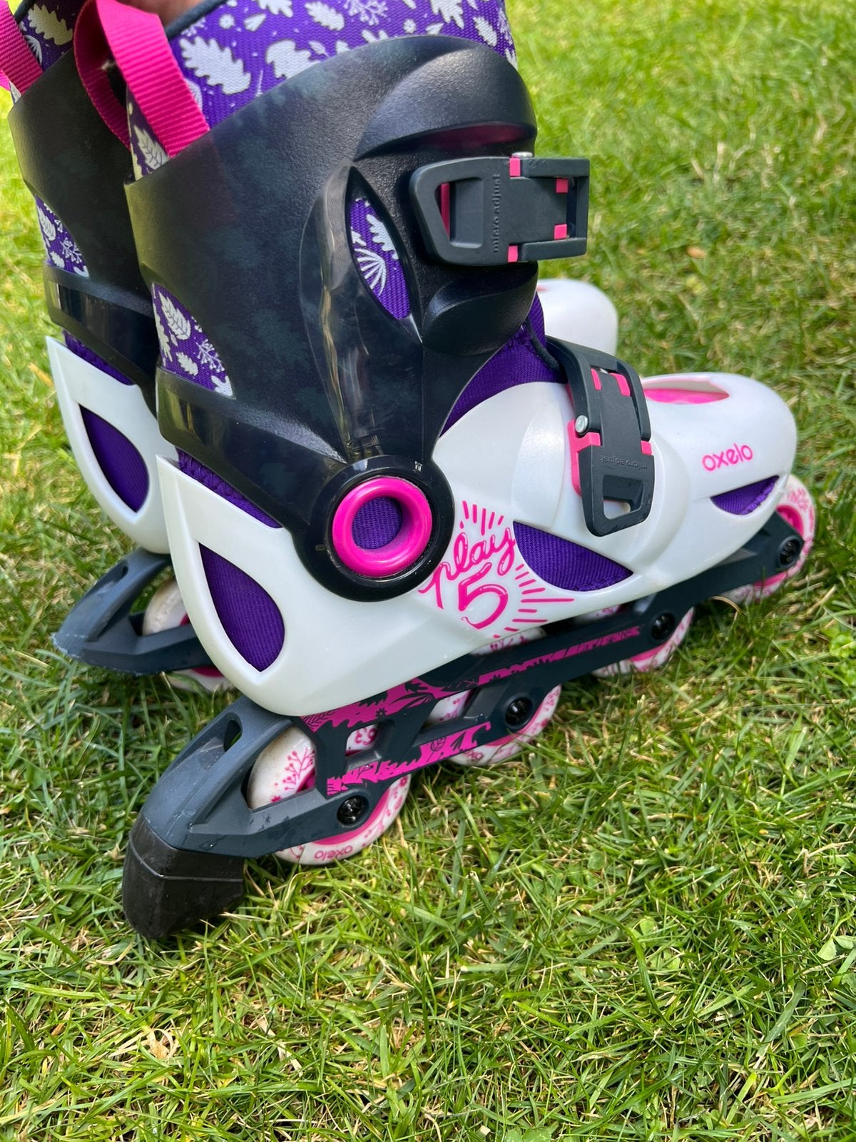 Verstelbare inlines skates. Maat 32-35. ZGAN., Ophalen, Zo goed als nieuw