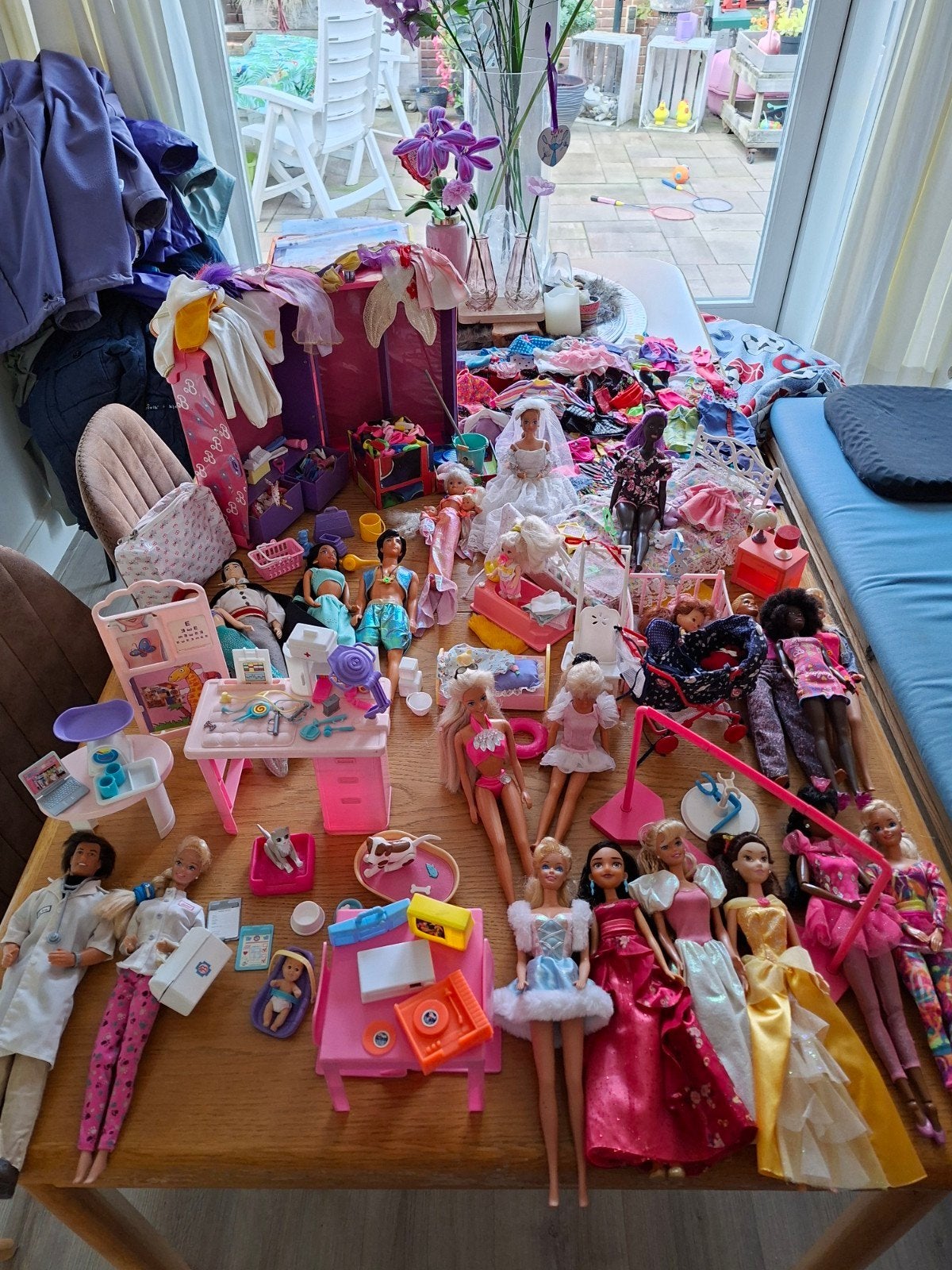 Groot Barbie pakket, Ophalen, Barbie