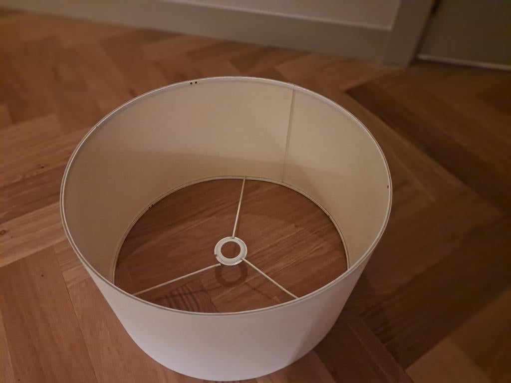 Witte lampenkap 50cm van ZUIVER, Ophalen, Gebruikt, Wit, Rond