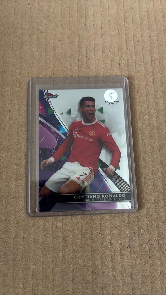 Topps finest Cristiano ronaldo, Ophalen of Verzenden, Zo goed als nieuw, Plaatje