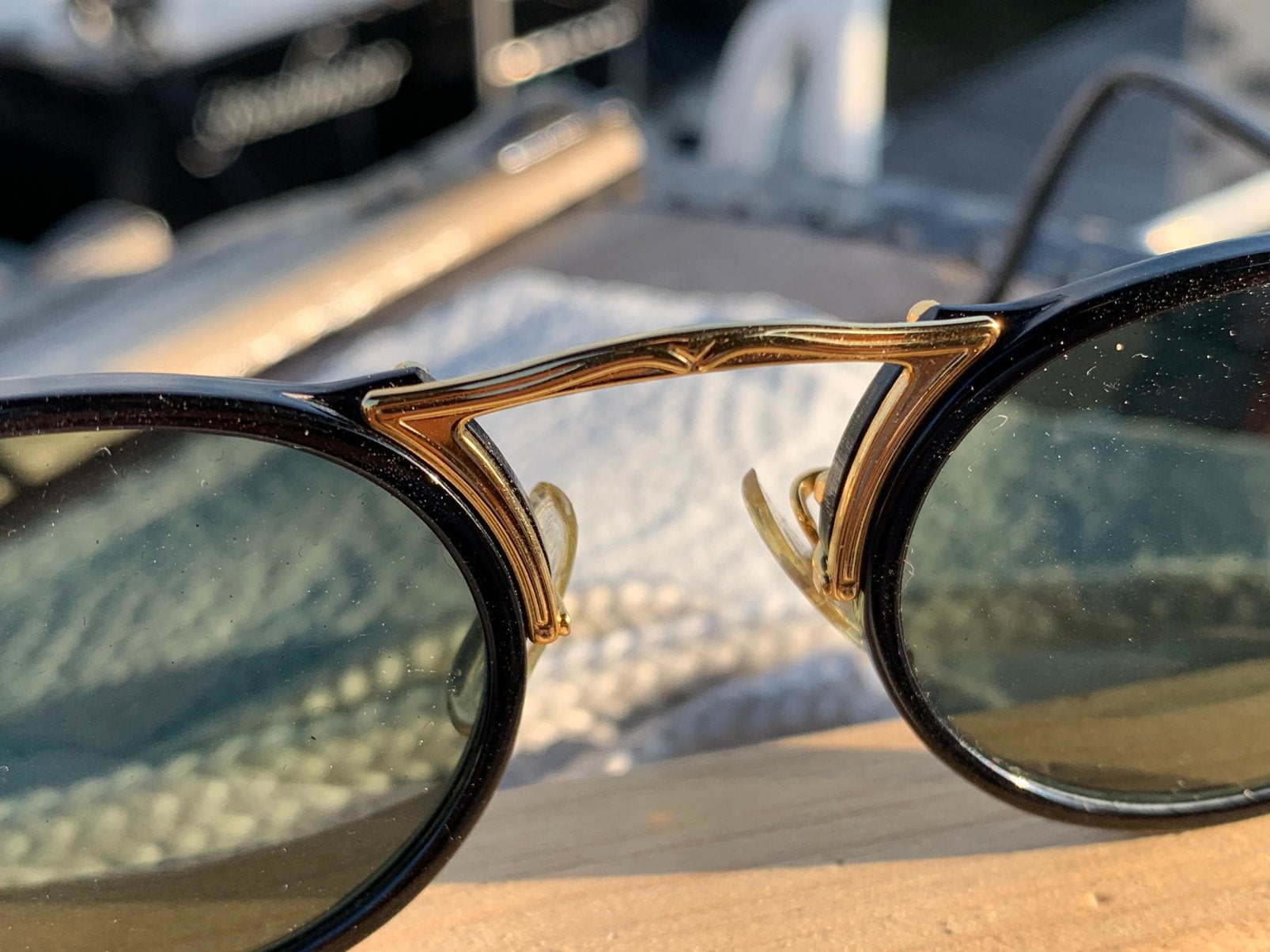 Rayban b&l  mint 24 k verguld  made usa g15 groen echt glas, Zonnebril, Nieuw, Ophalen of Verzenden, Ray-Ban