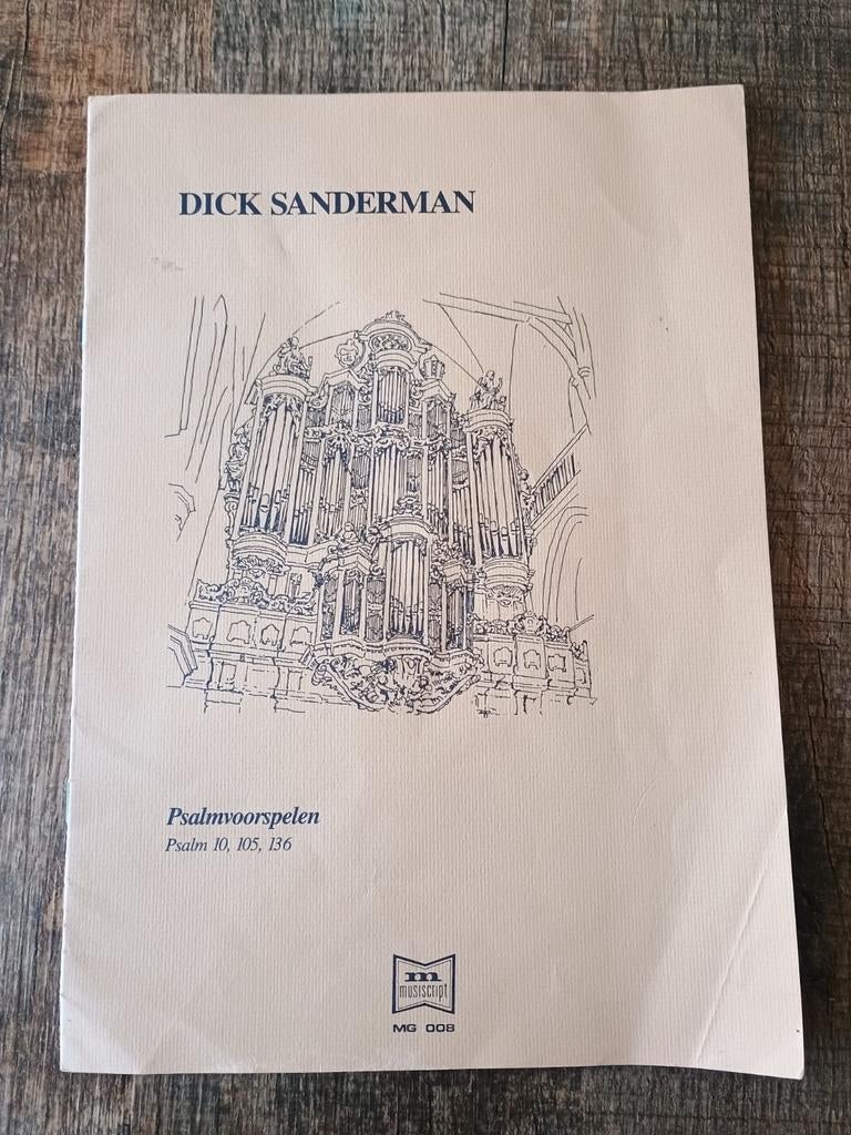 Psalmvoorspelen - Dick Sanderman, Ophalen of Verzenden, Gebruikt, Artiest of Componist, Religie en Gospel
