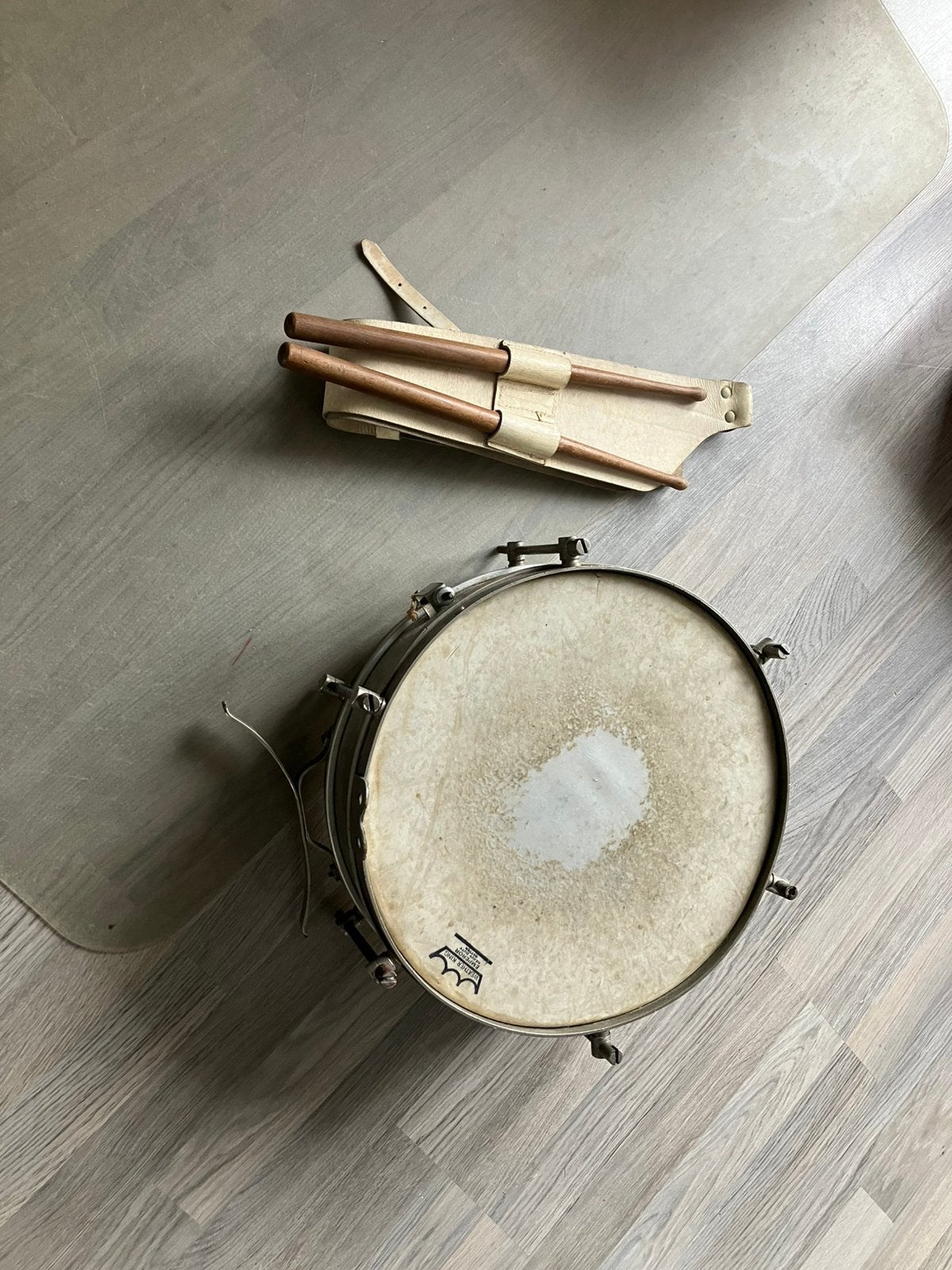 Vintage drumband trommel jaren 50/60, Muziek en Instrumenten, Drumstellen en Slagwerk, Ophalen, Gebruikt, Overige merken