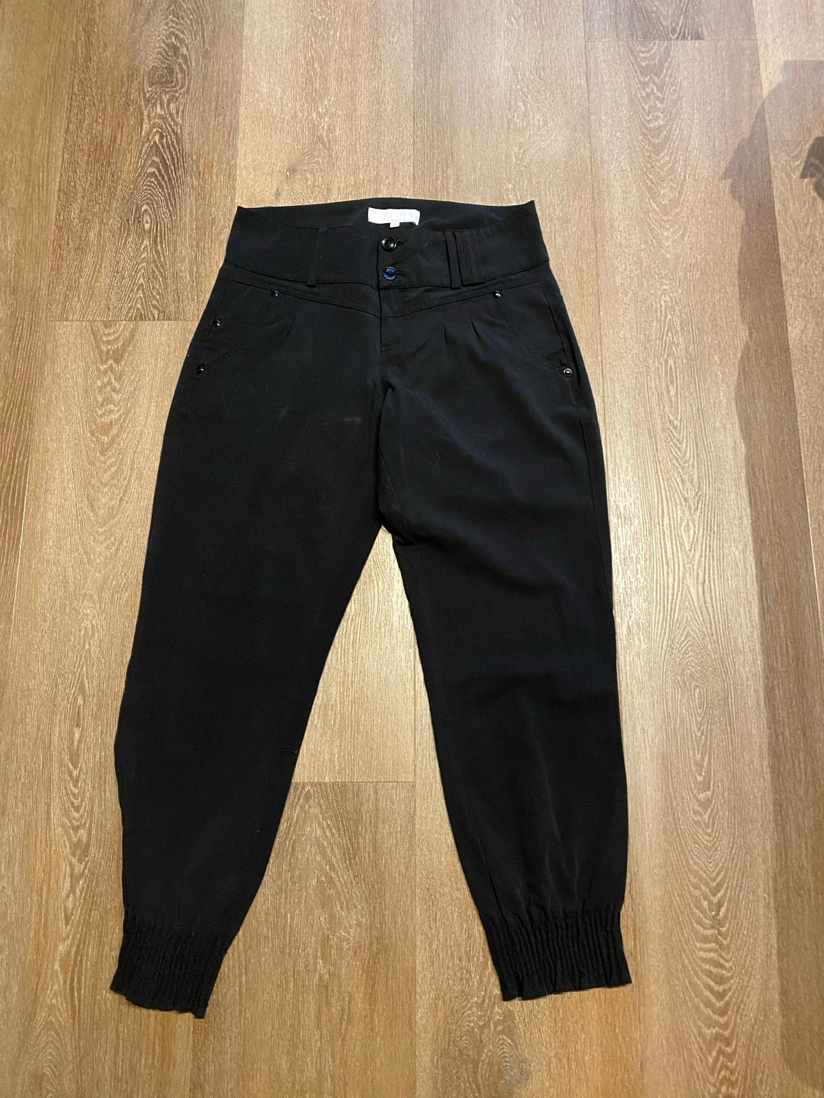 Zoi Zwarte Broek Maat S, Verzenden, Zwart, Zo goed als nieuw, Maat 36 (S)