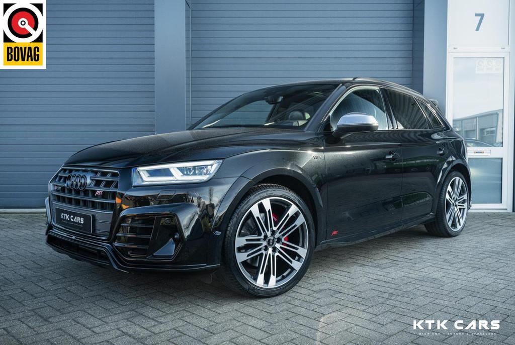 Audi SQ5 3.0 TFSI SQ5 ABT Quattro Pano|Sfeer|HuD|B&O|Memory|, Auto's, Automaat, Gebruikt, Zwart, Bedrijf
