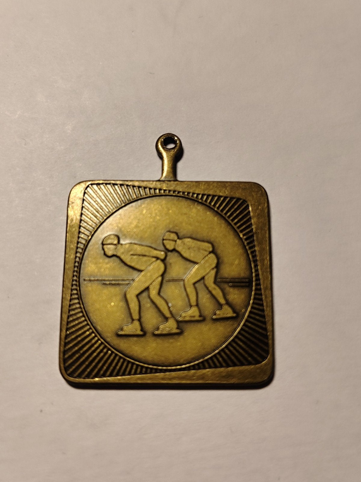 Schaatsen Medaille, Postzegels en Munten, Penningen en Medailles, Ophalen of Verzenden, Overige materialen