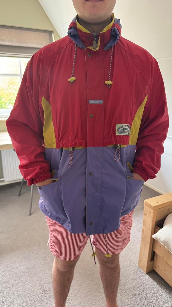 Agu vintage jas, Ophalen of Verzenden, Zo goed als nieuw, Maat 52/54 (L), Overige kleuren