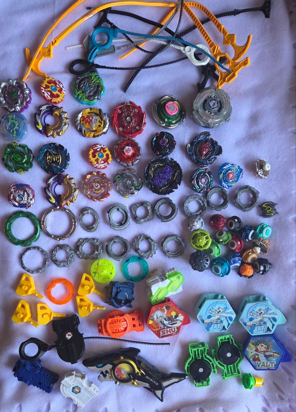 Grote Beyblade Verzameling, Ophalen, Gebruikt