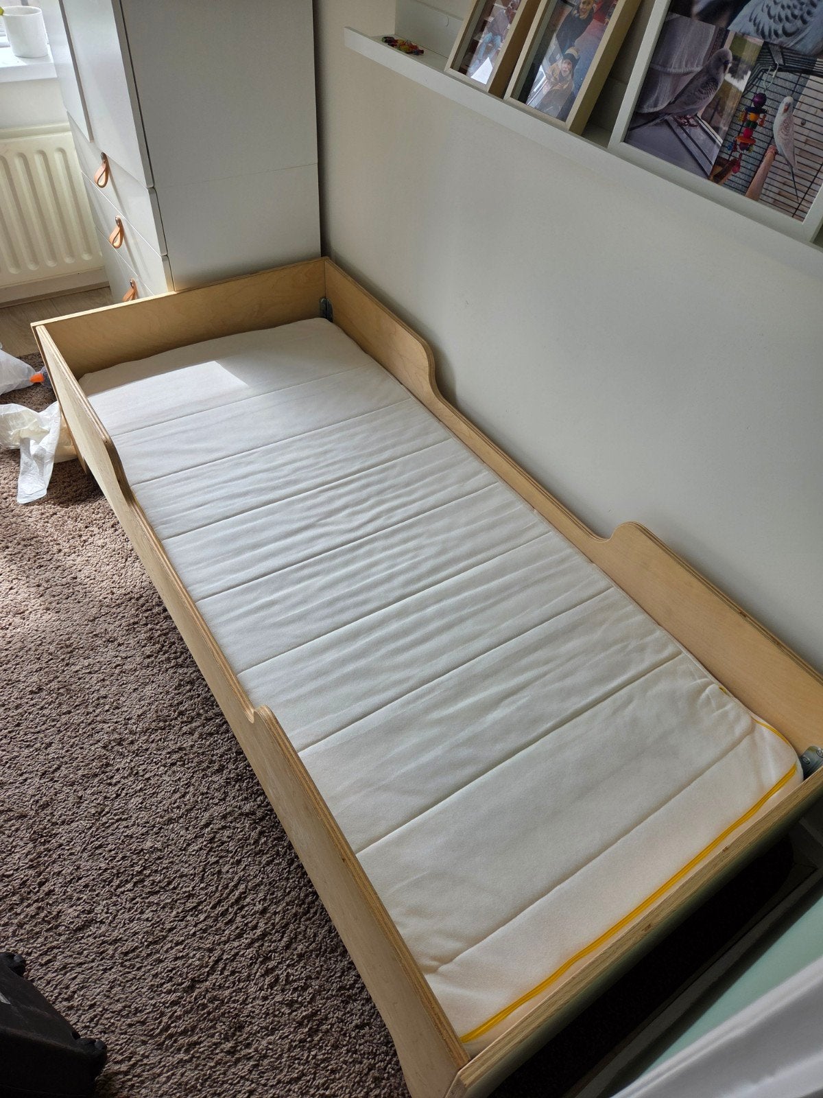 Peuterbed 160x80m, Ophalen, Gebruikt, 90 cm, Eenpersoons