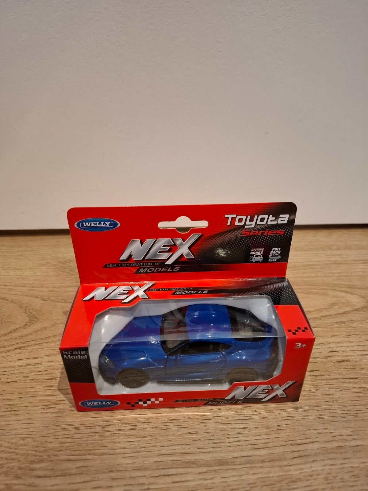 Toyota Supra 1:43 modelauto - Welly Nex Series, Ophalen of Verzenden, Nieuw, Auto, Overige merken