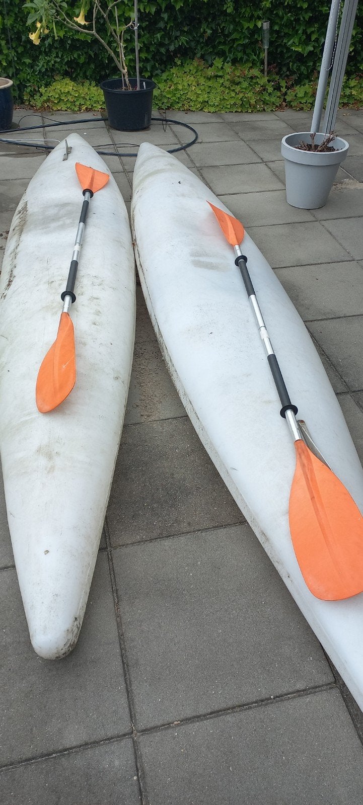 Twee kanos met peddels., Watersport en Boten, Ophalen, Gebruikt, SUP-boards