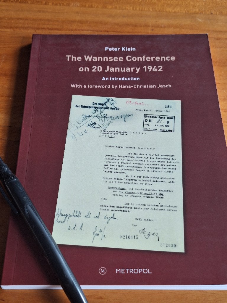 The Wannsee Conference on 20 January 1942 – Peter Klein, Boeken, Tweede Wereldoorlog, Ophalen of Verzenden, Zo goed als nieuw